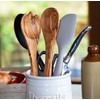 Cleminson Olive Wood Salad Servers 31 cm | Wooden Spoon