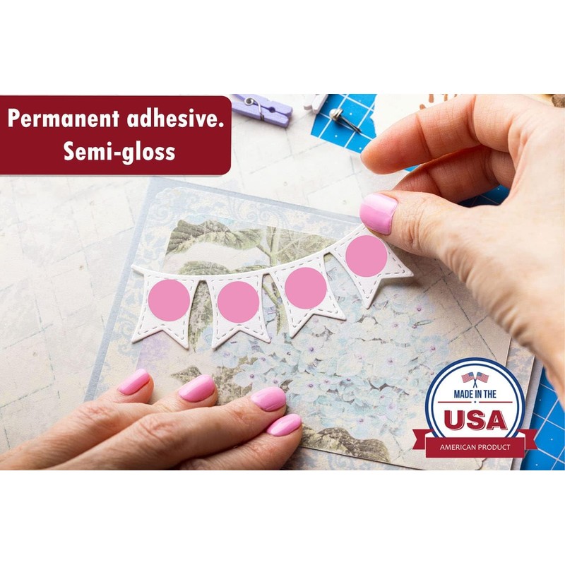 Labels 30 mm stickers, assorted colours, size 3 cm labels