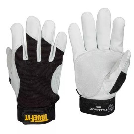 Tillman Lot of 2 Pairs Tillman TrueFit Top Grain Goatskin Work Gloves 1470 Black & White - L
