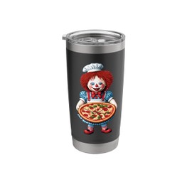 Raggedy Ann Making a Pizza Stainless Steel Insulated Tumbler