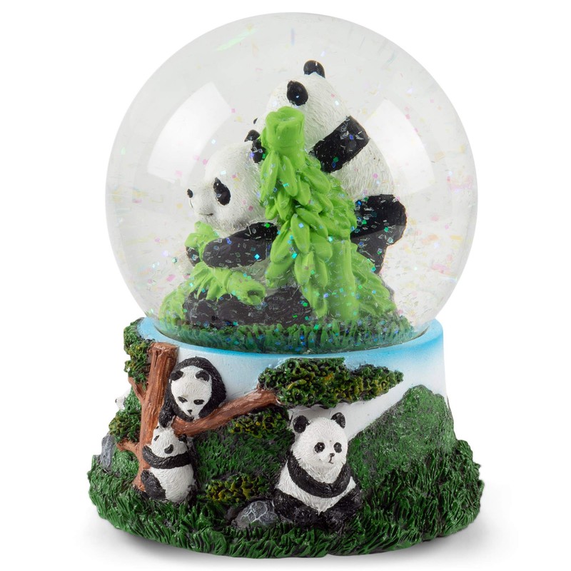 Elanze Designs Playful Panda Bears Magical Tabletop Dresser Nightstand Figurine
