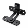 90-Degree Barn Door Latch for Right-Angle Doors – Stainless Steel