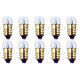 CEC Industries #1449 Bulbs, 14 V, 2.8 W, E10 Base, G-3.5 shape (Box of 10)