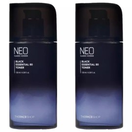 The Face Shop 더 페이스샵 네오 클래식옴므 블랙 에센셜 80 토너, 130ml, 2개 The Face Shop Neo Classic Homme Black Essential Toner, 130ml, 2pcs