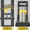 LarFaFa 3-Tier Adjustable Dumbbell Rack, Weight Rack for Home Gym