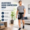 Adjustable Neoprene Groin and Thigh Compression Wrap, Hip Support Brace,