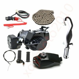 Unbranded 50cc 49cc Motor 2 Stroke Engine Motor kit Pull Start for Mini Dirt Bike ATV Quad