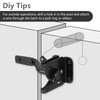 HOME MASTER HARDWARE Gate Latch for Wooden Fence Gates, Self-Locking