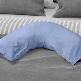 Emma Barclay 180 Thread Count Percale V- Shaped Pillowcase in Blue - V-Shape Pillowcase