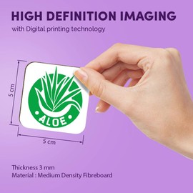 1 x Square MDF Fridge Magnet - Aloe Vera Beauty Skincare 4226