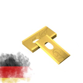 G greengrass tools Titanium Blade Compatible with Dreame A1 A2 Mova Robotic Lawnmower Replacement Blades - LongLife Stainless Steel [Shatterproof DIN EN 50636 Tested], Pieces: 6