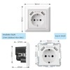Socket with USB 2.8N.