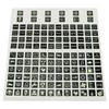 DGZZI Rocker Switch Label Decal 120PCS Night Glow Graphic Text