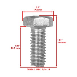 Caltric Deck Spindle Blade Bolts kit for Snapper SPX2042 SPX2246 SPX2346 LT150 Series