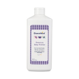 Dukal DawnMist Premium Baby Powder Pure Cornstarch 14 oz