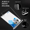 2 Pieces Table Stand, Acrylic Photo Stand, Vertical Desktop Stand,