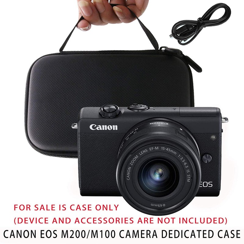 JINMEI Hard EVA Travel Case for Canon EOS M200/M100 Camera