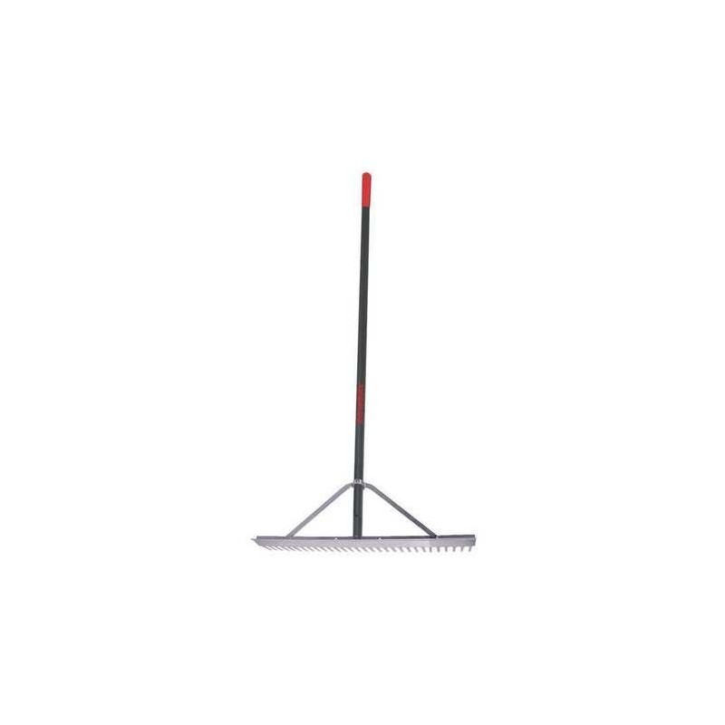 Jur_Global Landscape Rake,30 in. W,Aluminum Handle Razor-Back 63137GR