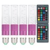 3W RGB LED Light Bulb Lamp with Remote Control for