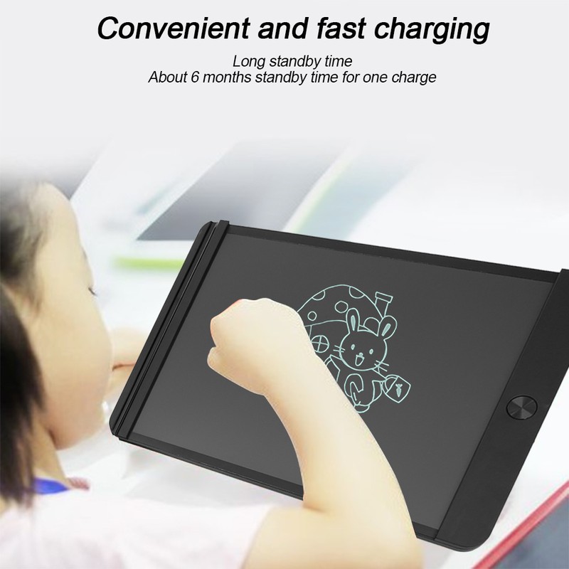 LCD Writing Tablet USB Rechargeable Children's Electronic Writing Board ABS