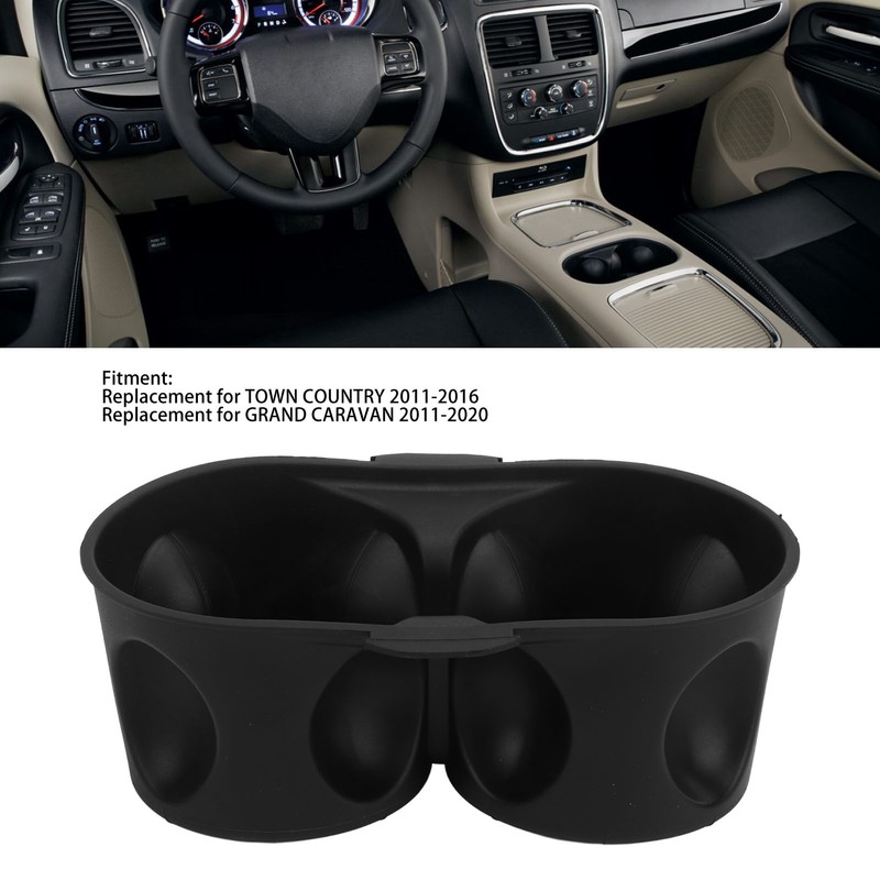 Car Center Console Cup Holder 1WV70DX9AA Rubber Cup Holder Liner