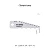 DCOMA Mini Tech Gauge – 32nds Brake Pad Measuring Tool,