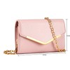 Autumnwell Clutch Purse Evening Bag for Women，Pink Envelope Handbag With