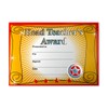 SuperStickers Head Teacher's Award Sparkling School Certificate (A5). Pack of
