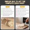 Sliding Pizza Peel, large Pizza Peel Metal Sliding Tray 15"