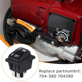 Wllead 704-380 Rocker Switch Compatible with Titan 44 Electric Airless Paint Sprayer, Paint Sprayer Replace Part 704380