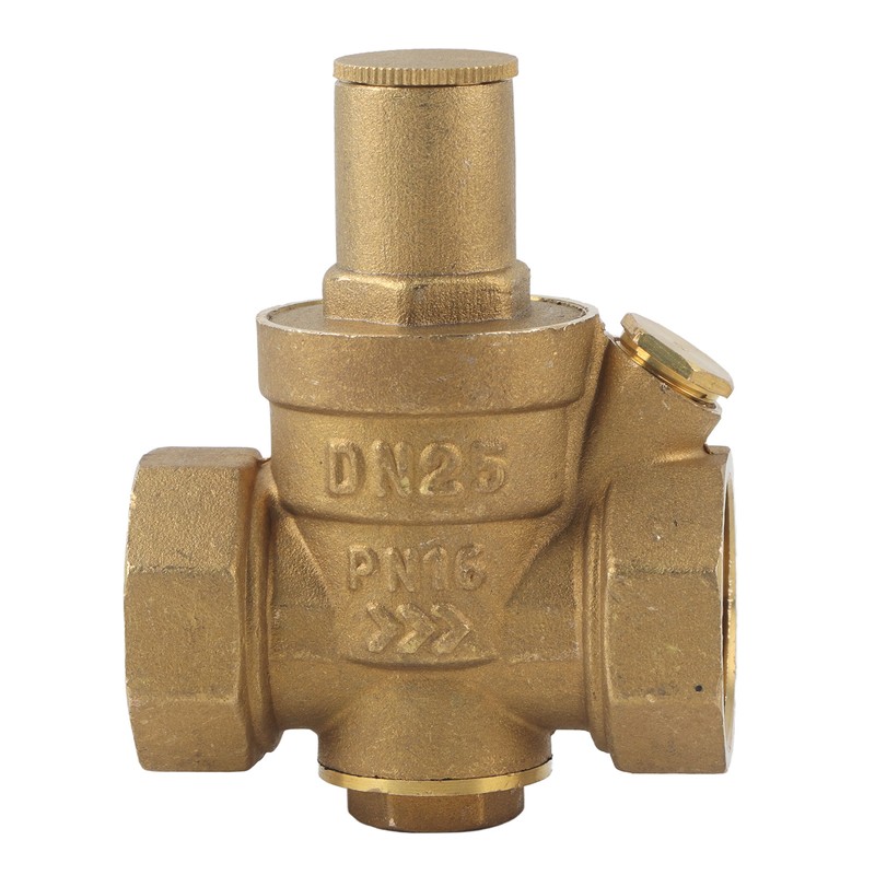 1pc Brass Adjustable Water Pressure Reducing Regulator Valve Thread DN25