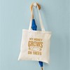 CafePress My Money Grows On Trees Tree Worke Reusable Natural
