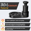 NICEDACK Bicycle Trailer Coupling 304 Stainless Steel Adapter, Adaptor Bicycle