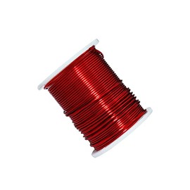 18 Gauge Tarnish Resistant Copper Wire 8 Yards Red Color for Art Jewelry Craft