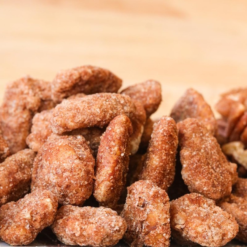 Aunt Sally's Pralines- Cinnamon Coated Pecans- 5 oz box
