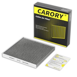CARORY - Filtro de aire de cabina con carbón activado para Honda 2001-2024 selectos modelos Acura, Accord, Civic, Crosstour, CRV, Odyssey, Passport, Pilot, Ridge line, MDX, RDX, RL, RLX, TL, TLX, TSX,