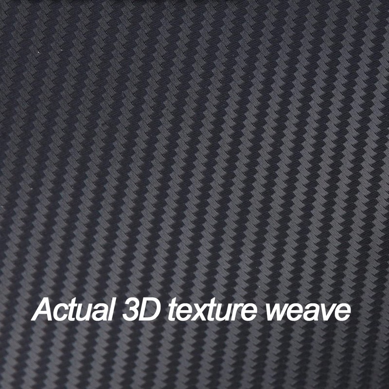 NewL 5cm x 900cm Black Carbon Fiber Air Release 3D