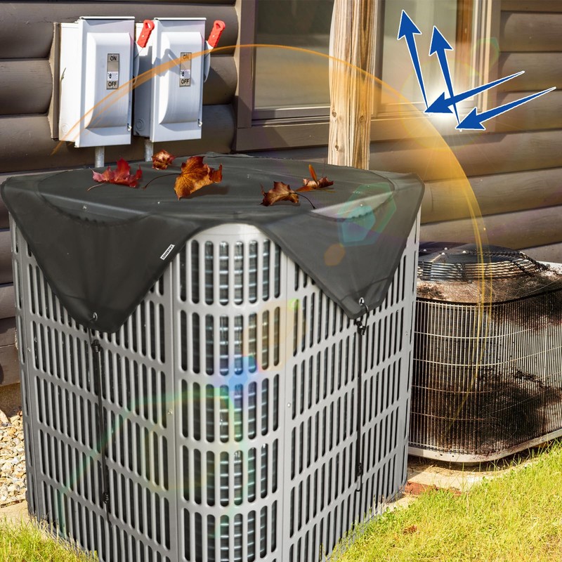 COVERTIFY Central Air Conditioner Covers for Outside, Breathable Air Conditioner