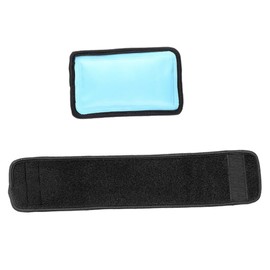 Mikinona 1Set Gel Ice Pack Wrist Support Wrap for Injuries Reusable Cold Therapy Strap for Sprained Ankles for Athletes and Active Lifestyles