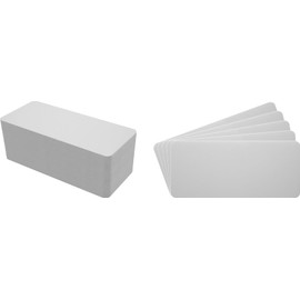 CD Shelf Divider Cards - 3" x 6 3/4" - White - 30 mil - Standard - CDNS03WH30 - (100 cards)