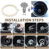 Felt Washer Compatible with Breville Espresso Machine Grinders Models Include