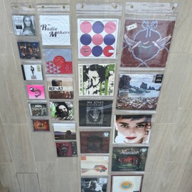 PVC Record Vinyl Display Strips Drops Perfect for Showroom (12", 1 Strip)