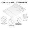 Deedro Baking Sheet with Rack Set [2 Sheets + 2