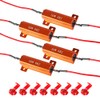 4 PCS Load Resistor,LED Turn Signal Resistor Flasher Adaptor with