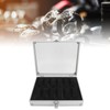 12 Grids Aluminum Watch Display Storage Box Rectangular Suede Side