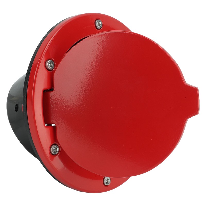 Fuel Tank Cap Red Gas Cap Cover with Red Powder