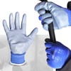 ANSIO 5 Pairs, Medium Size PU Coated Nylon Non Slipy