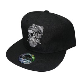 beybey Snapback Cap with Skull Pattern Cool Design for a Great Look, Hipster