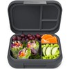 Bentgo Modern Leak Resistant Bento Lunchbox, Dark Grey