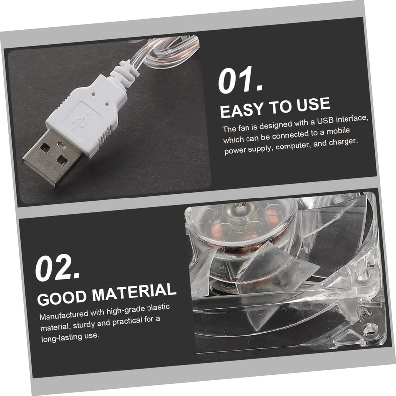 Mipcase Lightweight Pet Cooling Fan Cooling Tool for Pet Cage